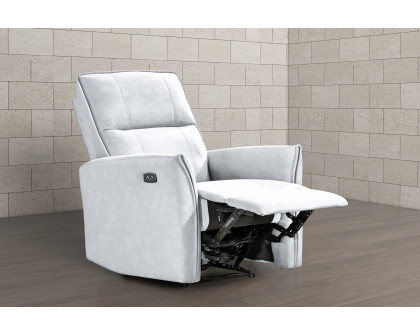 Ashcroft™ Asheville Suede Recliner Chair - Gray