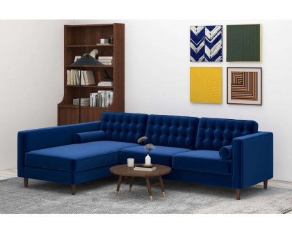 Ashcroft - Christian Velvet Sectional Sofa