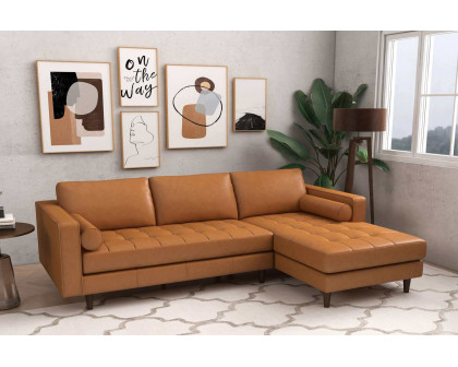 Ashcroft Anthony Corner Sectional Sofa Righ Facing - Tan