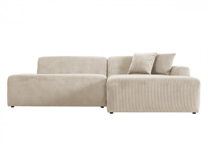 Ashcroft - Mar Sectional Velvet Sofa