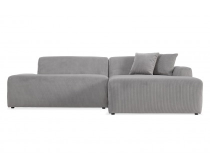 Ashcroft - Mar Sectional Velvet Sofa