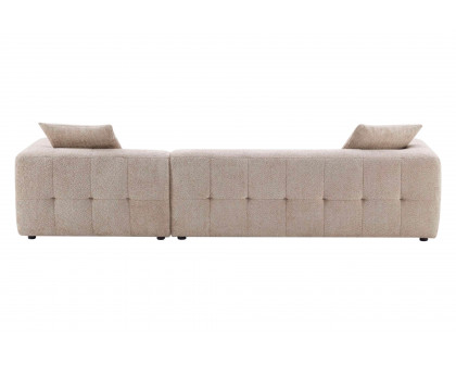 Ashcroft Kaynes Boucle Sectional Sofa - Mocha