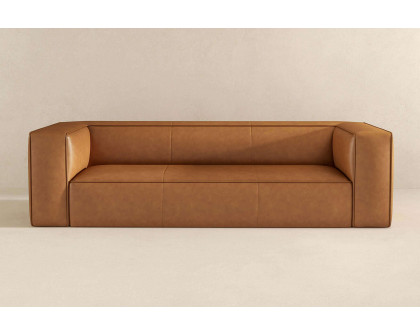 Ashcroft Colton Leather Sofa - Tan