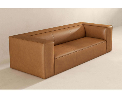 Ashcroft Colton Leather Sofa - Tan