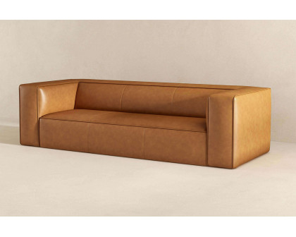 Ashcroft Colton Leather Sofa - Tan