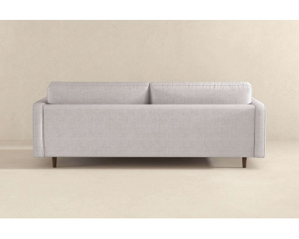 Ashcroft Anthony Pillow Back Fabric Sofa -  Light Gray