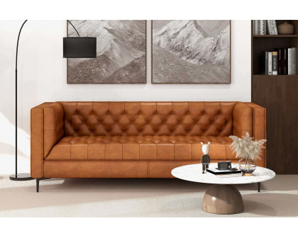 Ashcroft - Evelyn Mid-Century Modern Luxury Chesterfield Sofa