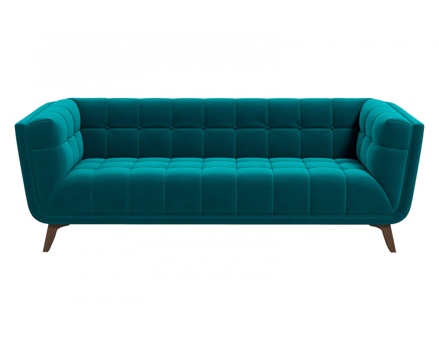 Ashcroft Addison Large Boucle Sofa - Teal