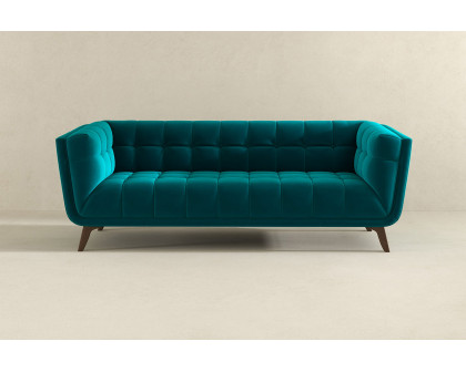 Ashcroft Addison Large Boucle Sofa - Teal