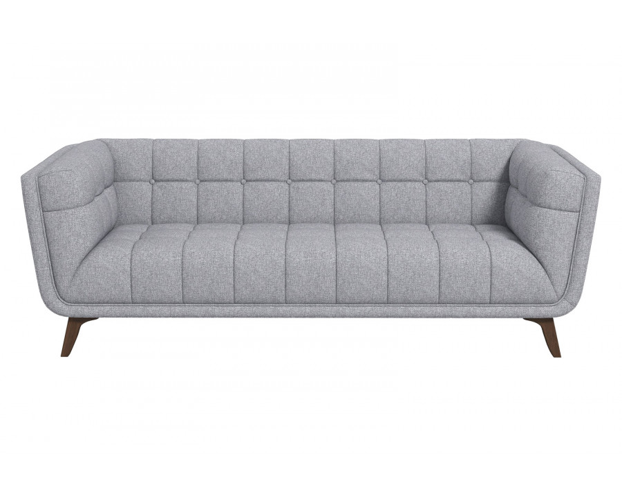 Ashcroft Addison Large Fabric Sofa - Light Gray