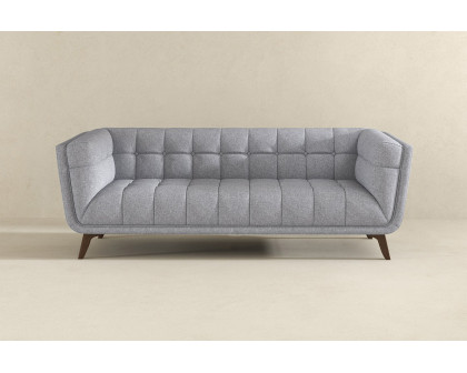 Ashcroft Addison Large Fabric Sofa - Light Gray