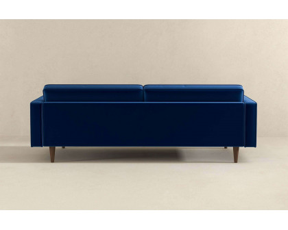 Ashcroft Casey Mid-Century Modern Velvet Sofa - Blue