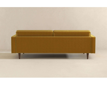 Ashcroft Casey Mid-Century Modern Velvet Sofa - Gold