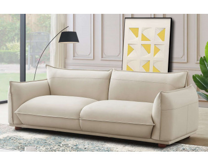 Ashcroft - Emma Mid-Century Modern Luxury Leather Sofa