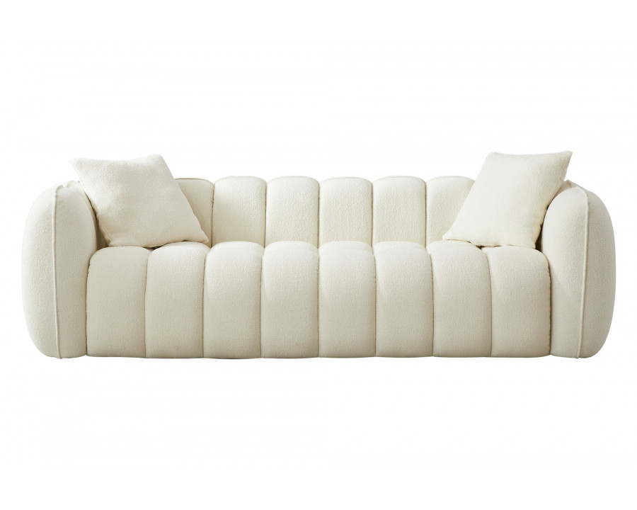 Ashcroft - Marissa Boucle Sofa in Cream