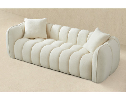 Ashcroft - Marissa Boucle Sofa in Cream