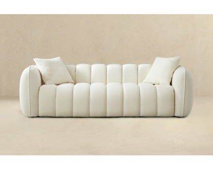 Ashcroft - Marissa Boucle Sofa in Cream