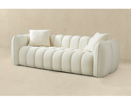 Ashcroft - Marissa Boucle Sofa in Cream