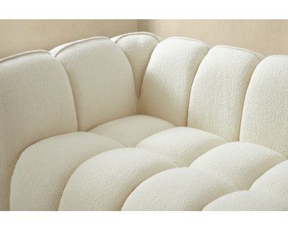 Ashcroft - Marissa Boucle Sofa in Cream