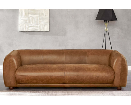 Ashcroft - Marlon Luxury Italian Leather Sofa