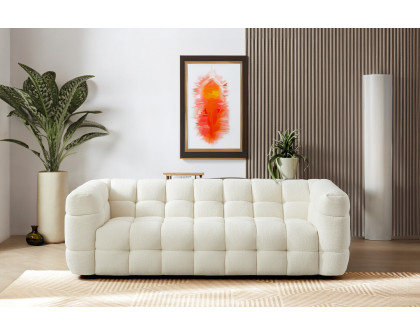 Ashcroft Morrison Boucle Sofa - Cream