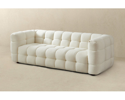 Ashcroft Morrison Boucle Sofa - Cream