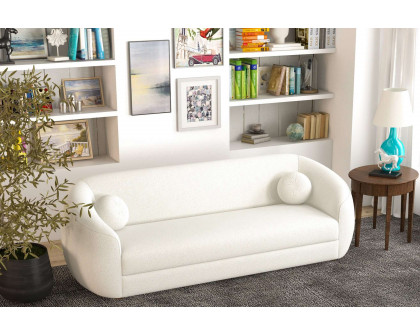 Ashcroft - Melinda Boucle Sofa in Cream