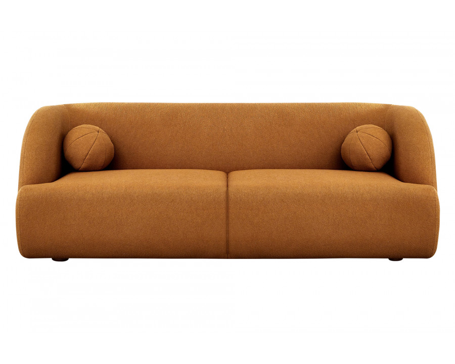 Ashcroft Anna French Boucle Sofa - Orange