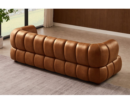 Ashcroft Jasmin 89.7" Upholstered Sofa - Tan