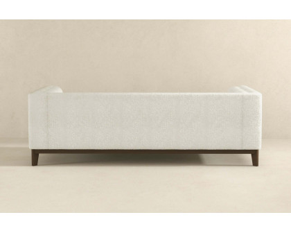 Ashcroft Melissa Mid-Century Boucle Modern Sofa - White