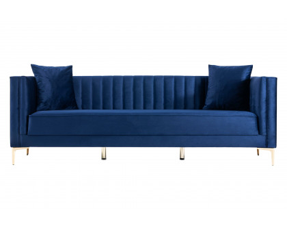 Ashcroft - Angelina 91" Velvet Sofa