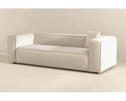 Ashcroft Marshall Modern Boucle Sofa - Cream