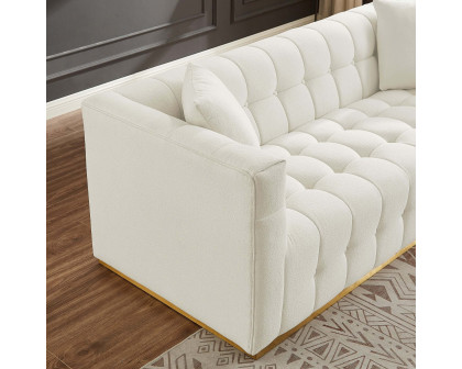 Ashcroft - Eleanor Boucle Sofa in Beige