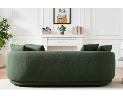 Ashcroft Dylan Modern French Boucle Sofa - Green