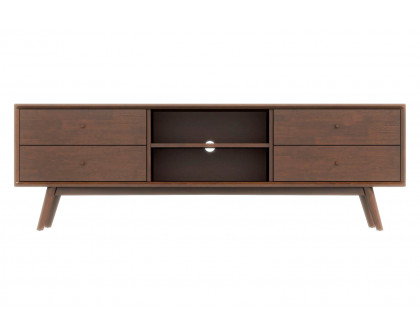 Ashcroft Caroline Mid-Century Modern TV Stand Up To 72" - Walnut