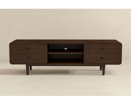 Ashcroft Alexa Mid-Century Modern Style TV Stand - Brown, 71"