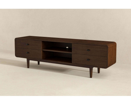 Ashcroft Alexa Mid-Century Modern Style TV Stand - Brown, 71"