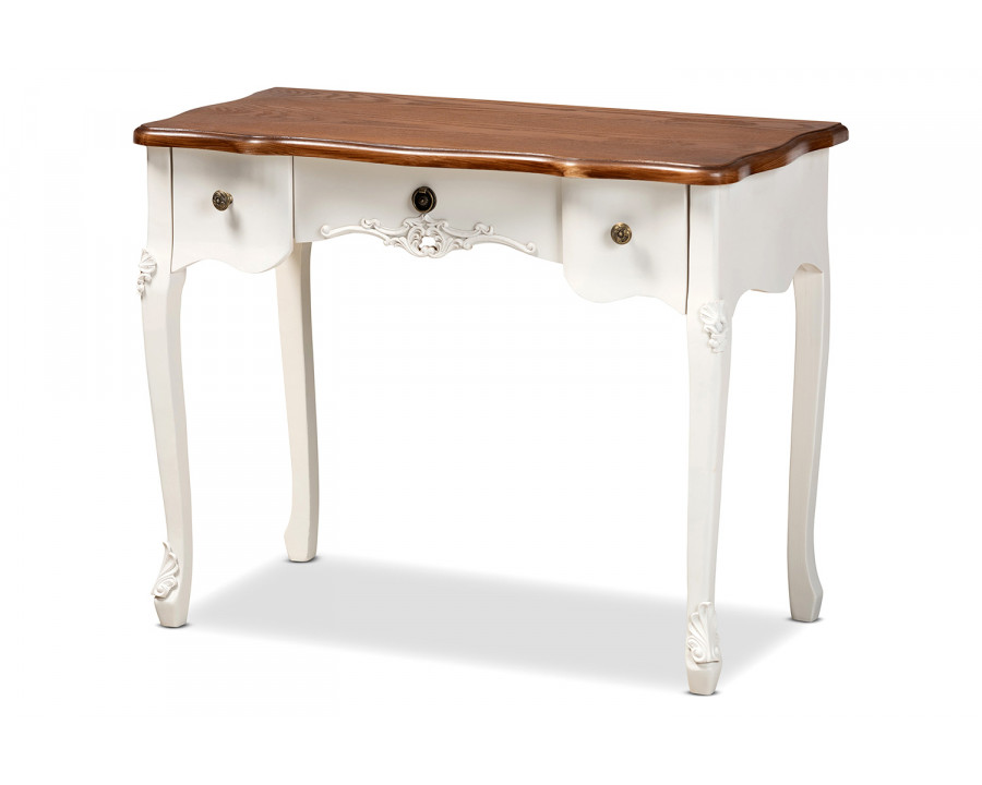 Baxton - Sophie Small 3-Drawer Wood Console Table