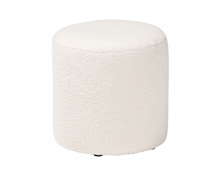 Baxton Tori Modern Upholstered Ottoman