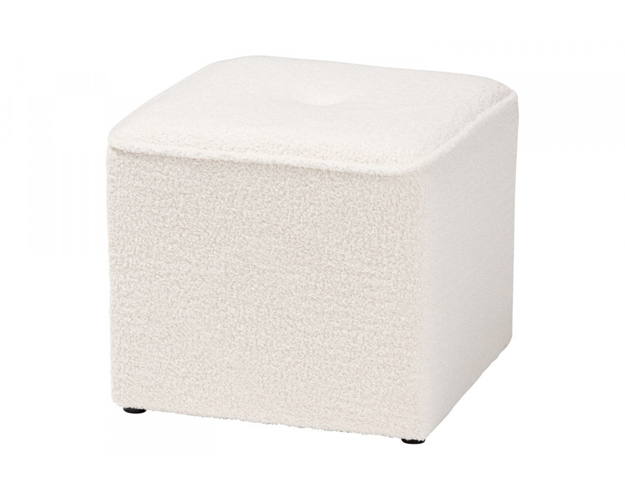 Baxton Isaiah Modern Upholstered Ottoman