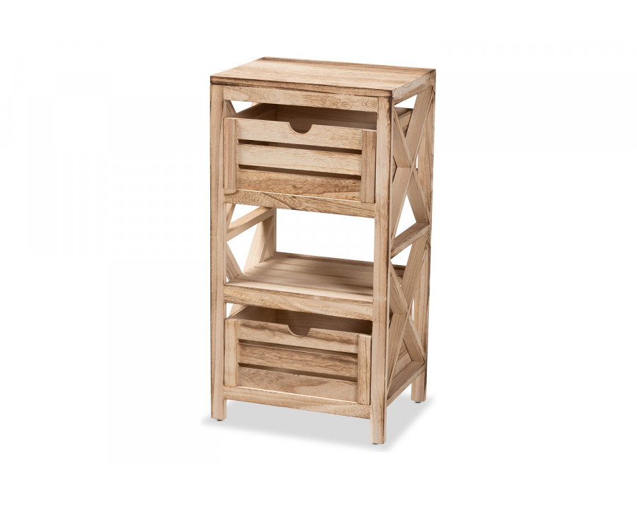 Baxton - Mandell Modern 2-Drawer Storage Unit