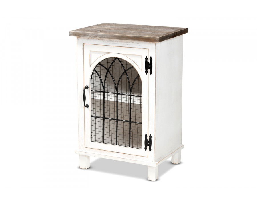 Baxton Faron 1-Door End Table