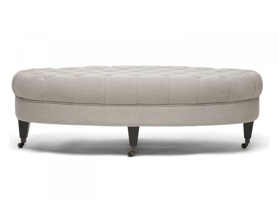 Baxton Brighton Modern Tufted Ottoman