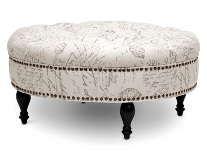 Baxton - Palfrey Modern Tufted Ottoman