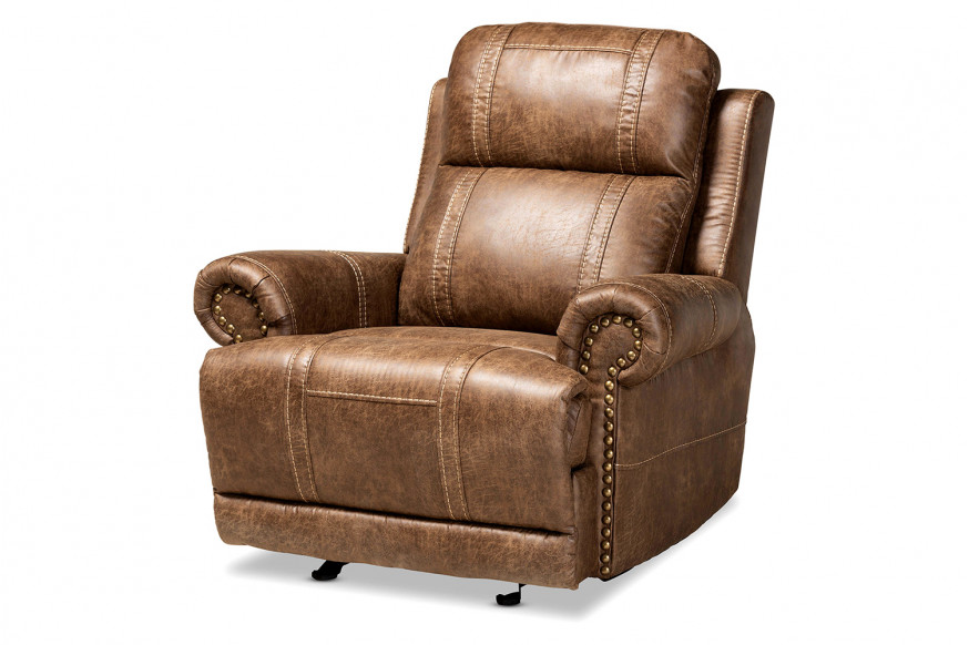 Baxton™ - Buckley Modern Upholstered Recliner