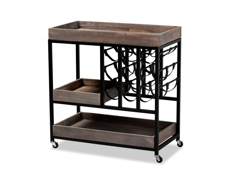 Baxton - Laine Modern Wine Cart