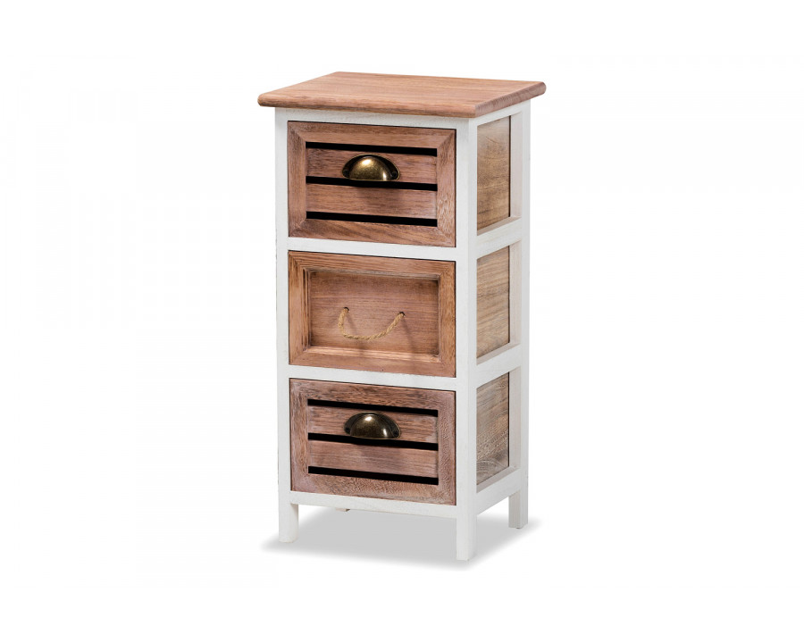 Baxton - Palta Modern 3-Drawer Storage Unit