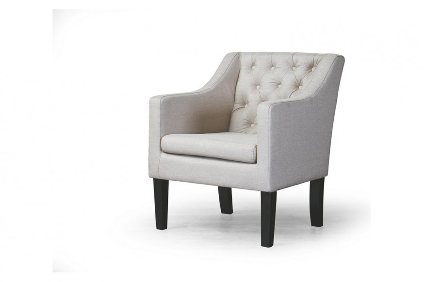 Baxton™ Brittany Club Chair - Beige