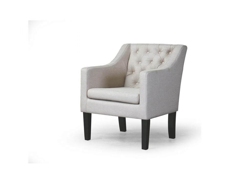 Baxton Brittany Club Chair - Beige