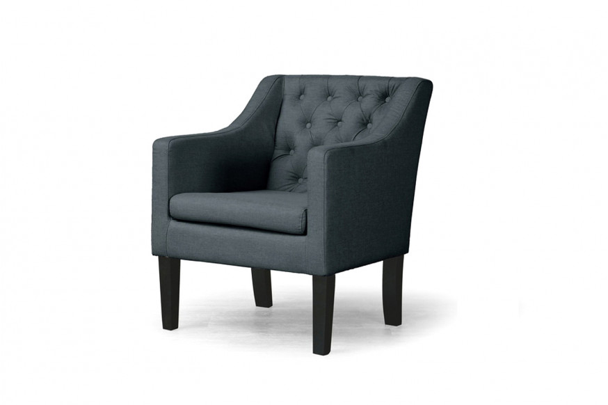 Baxton™ Brittany Club Chair - Gray